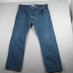Vintage Levis 505 Jeans Straight Fit Medium Wash Mens Size 42x32